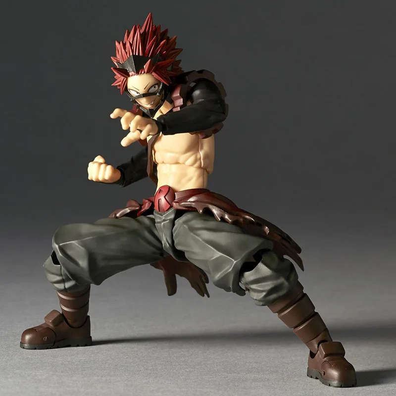 kf S59e1673bdb634634b7b6346be5919709m Judai Original Amazing Yamaguchi Revoltech My Hero Academia Kirishima Eijirou Movable PVC Action Figure Model Toys - XINGBAO Blocks